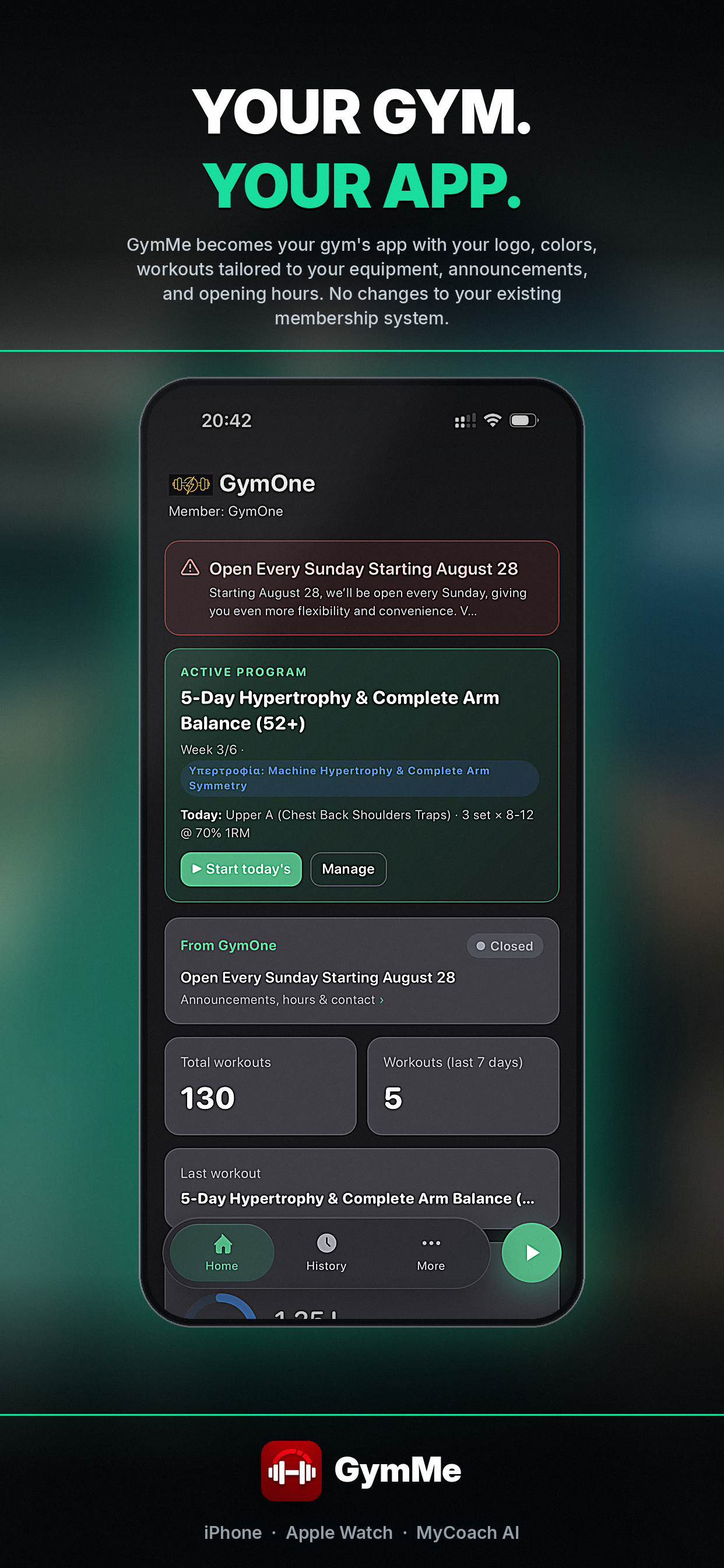 GymMe: your gym, your app