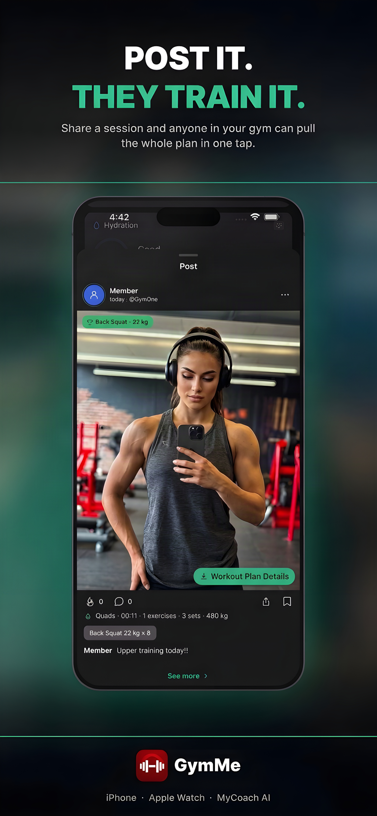 GymMe: community
